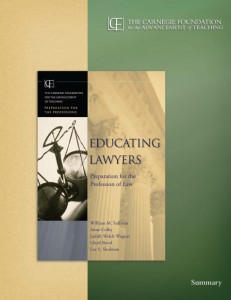 Carnegie Foundation: Educating Lawyers Report Summary