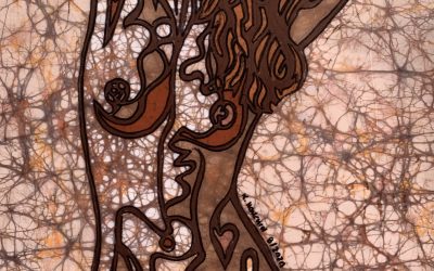 Fine Art Batik – Bold Figure 1 – 15×20